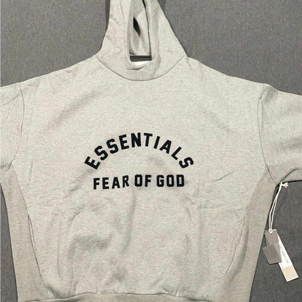Essentials Dark Oatmeal Hoodie